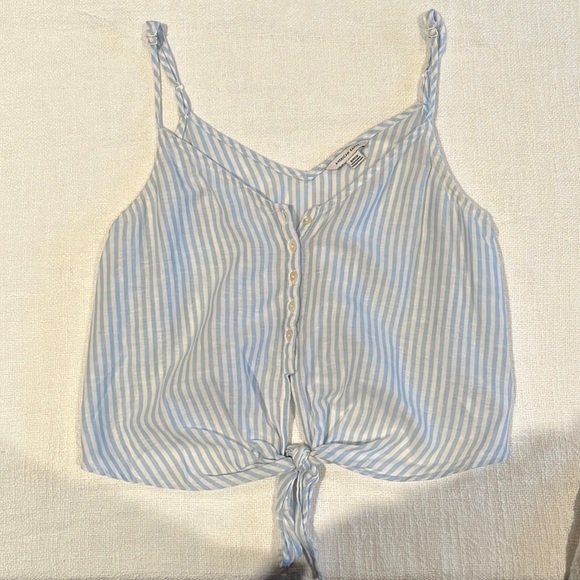 American Eagle Outfitters Tops - American Eagle Striped adjustable tank top - SMALL